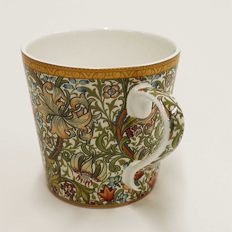 Dyme Bone China Conical Mug Single In Gift Box - Golden Lily image number 1